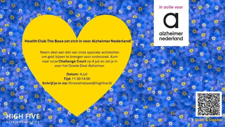 Support Alzheimer Join The Challenge Court of Health Club The Base 