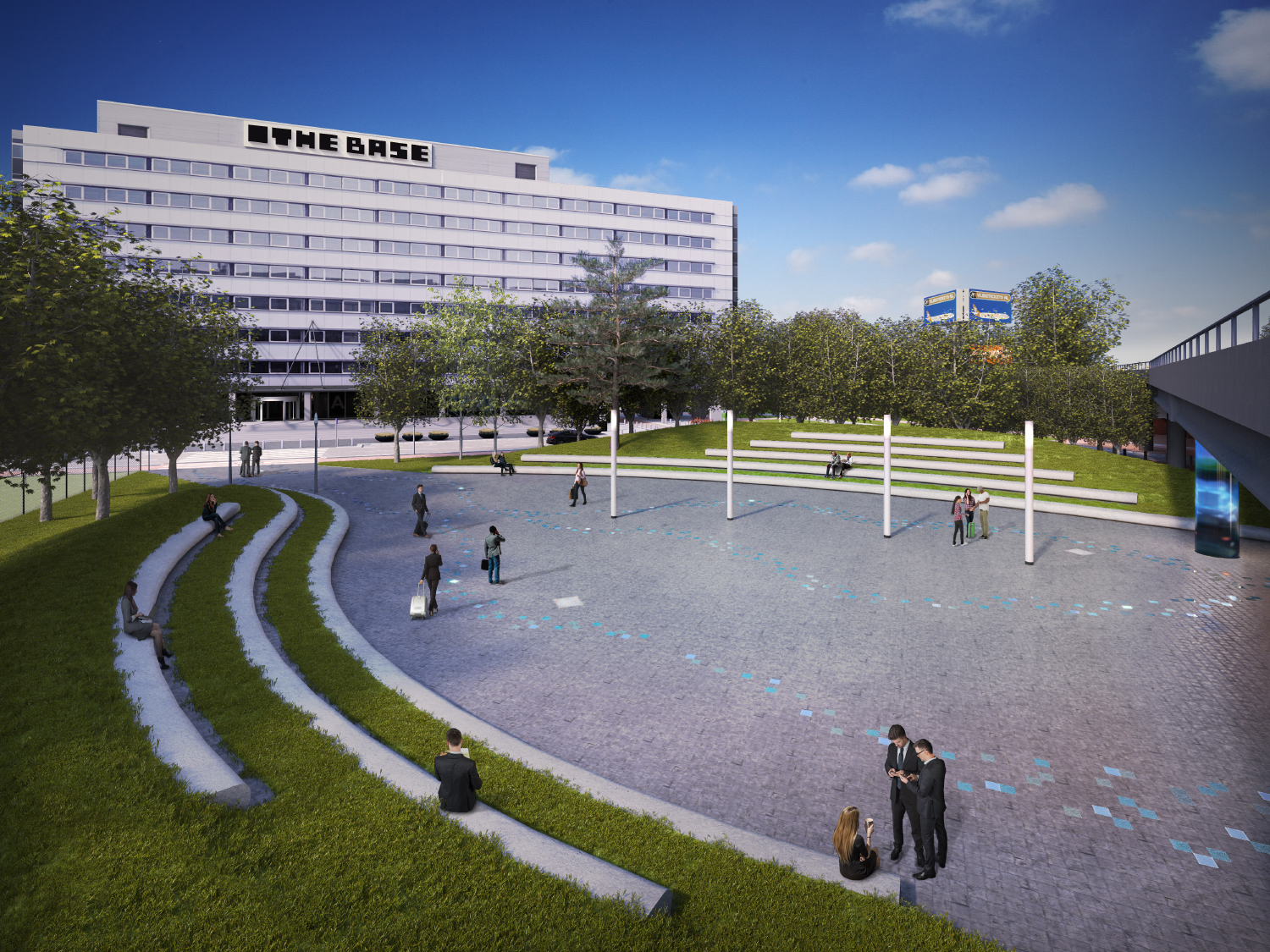 The Square: het nieuwe publieksplein van Schiphol CBD